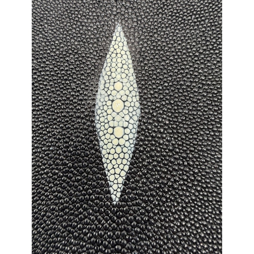 Khirma Eliazov Mignonne Pouch Blue Python Stingray Drawstring Crossbody Bag Mini - Picture 8 of 12